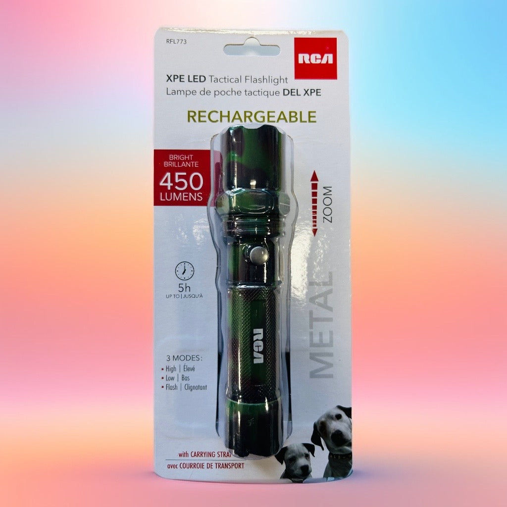 XPE Tactical Flashlight (RECHARGEABLE)