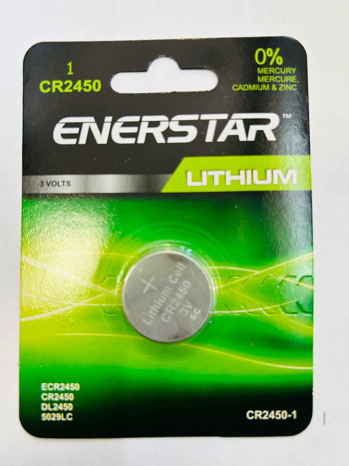 ENERSTAR LITHIUM CR2450 3V BATTERIES