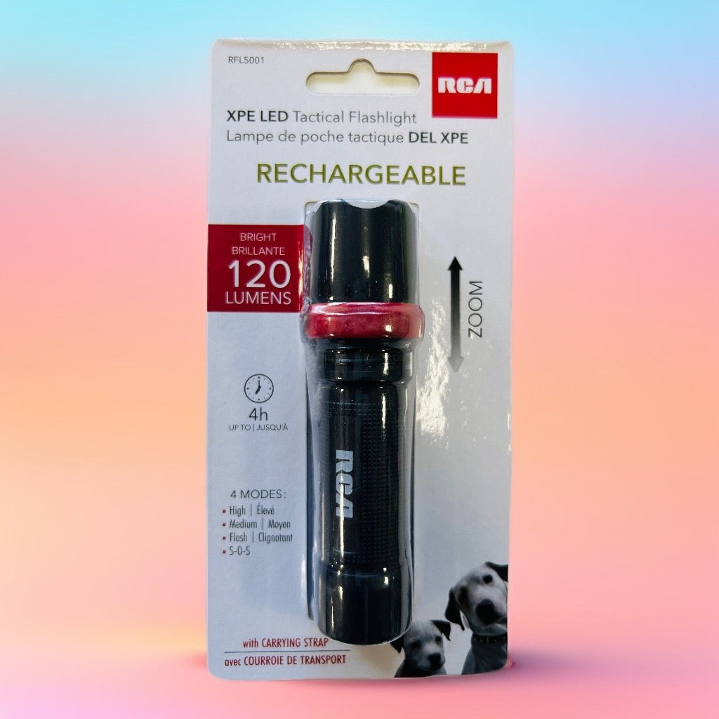 XPE LED FLASHLIGHT (RECHARGEABLE)