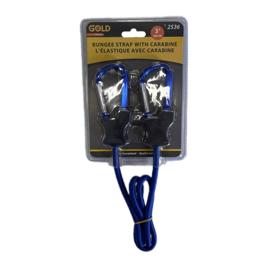 Gold Tools Bungee Strap with Carabine (3’, 90cm)