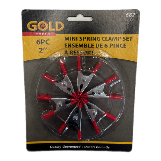 Gold Tools Mini Spring Clamp Set