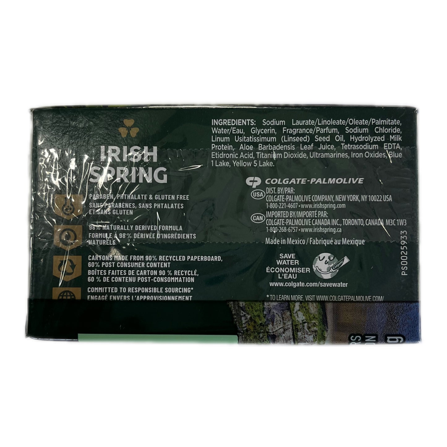 Irish Spring Aloe Mist Deodorant Soap - 3 Bars (Deep Moisturization)