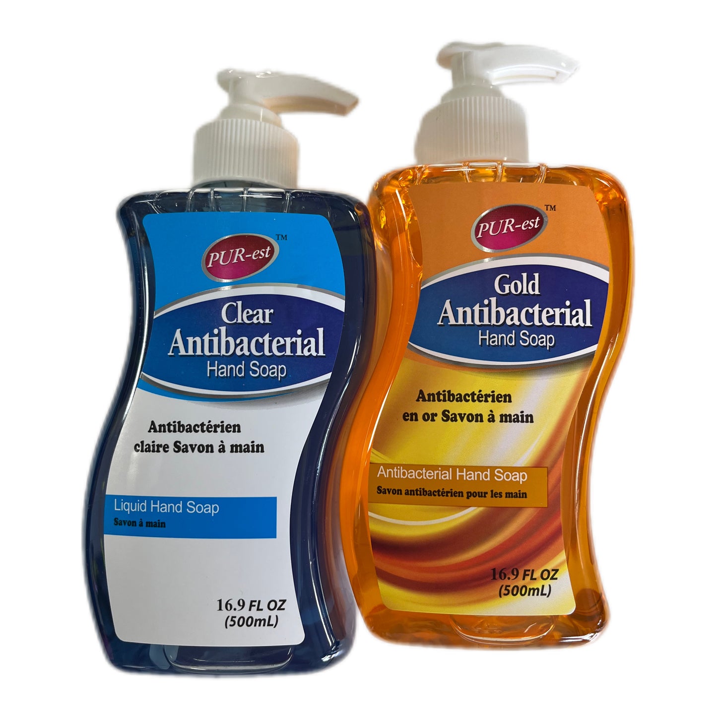 PUR-est Antibacterial Hand Soap - Clear & Gold (500mL)