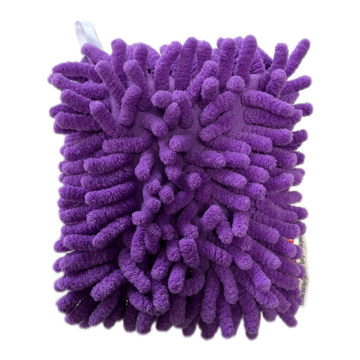 Microfibre Chenille Dual-Sided Cleaning Sponge (Green or Purple)